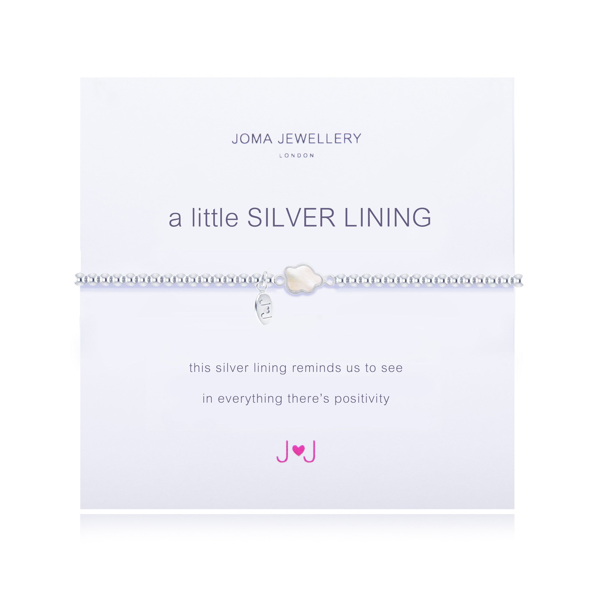 Joma 'A Little Silver Lining' Cloud Bracelet