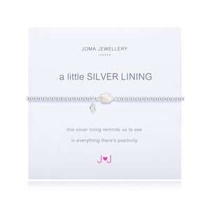 Joma 'A Little Silver Lining' Cloud Bracelet