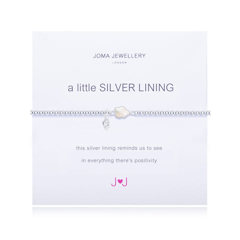 Joma 'A Little Silver Lining' Cloud Bracelet