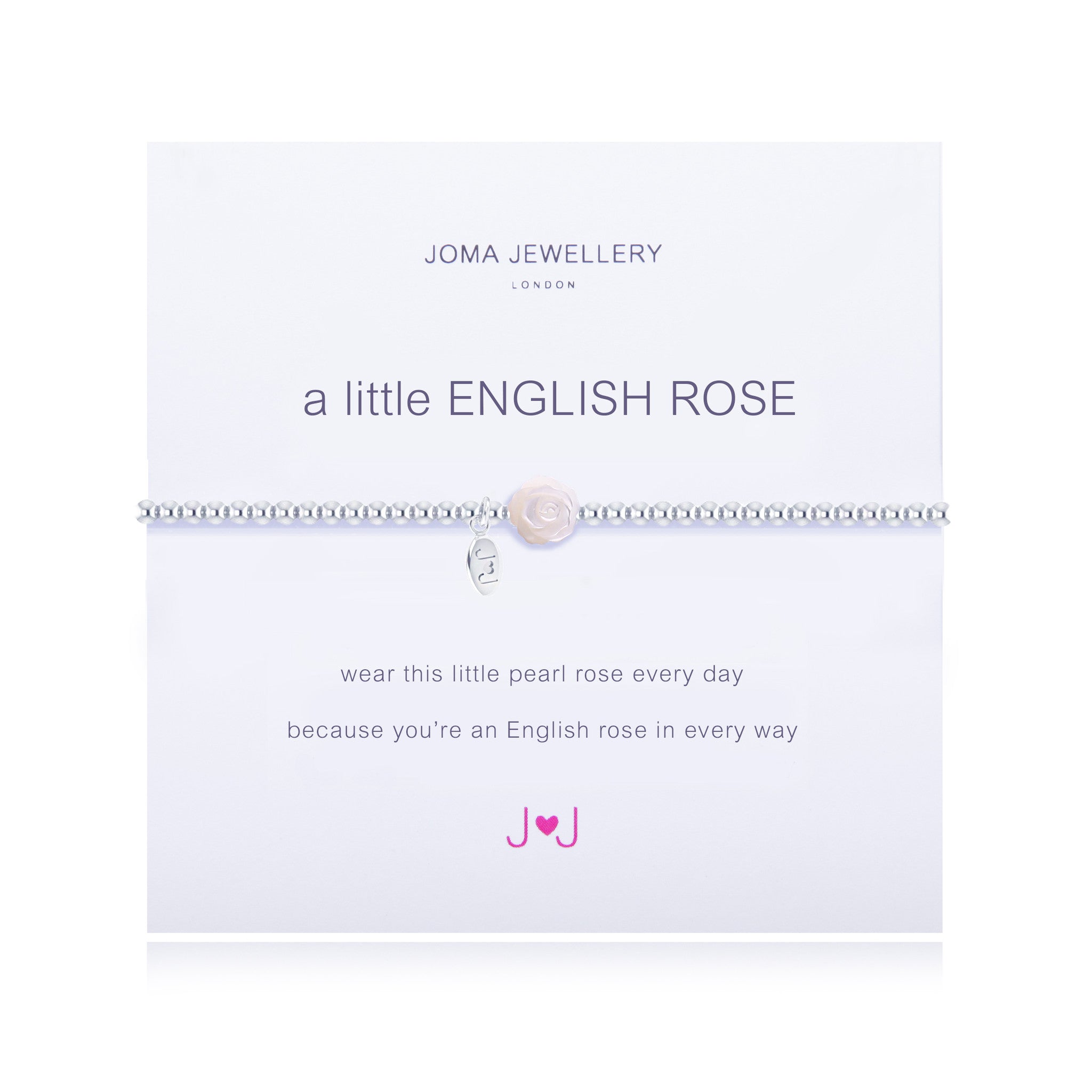 Joma 'A Little Bit of English Rose' Pearl Rose Bracelet