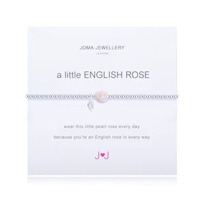 Joma 'A Little Bit of English Rose' Pearl Rose Bracelet