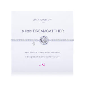 Joma 'A Little Dream Catcher' Silver Plated Charm Bracelet