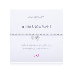 Joma 'A Little Snowflake' Crystal Snowflake Bracelet