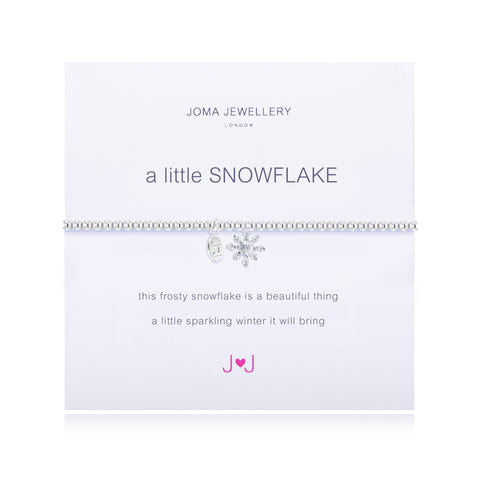 Joma 'A Little Snowflake' Crystal Snowflake Bracelet