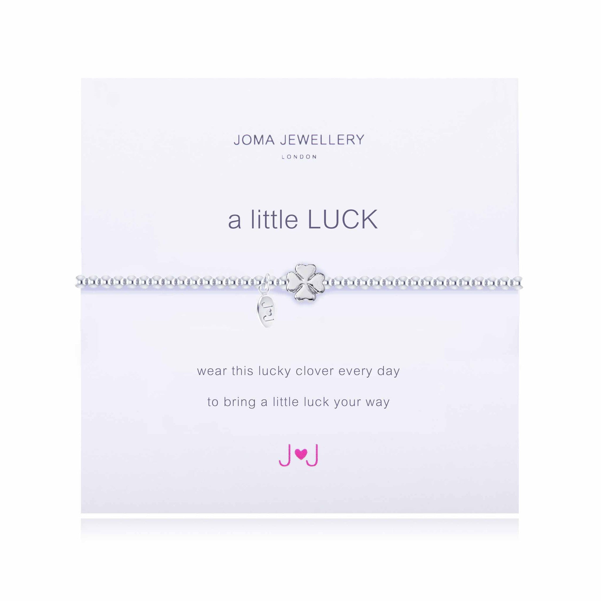 Joma 'A Little Luck' Silver Plated Bracelet