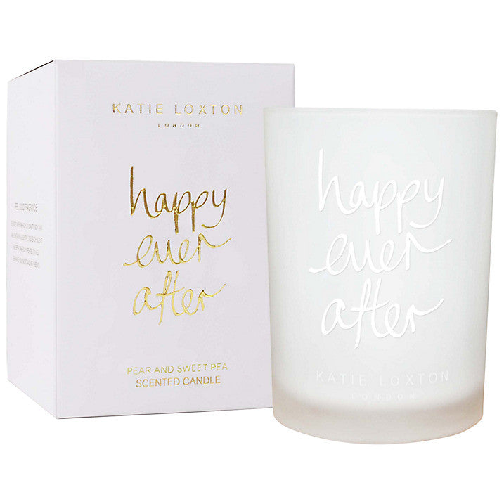 Katie Loxton 'Happy Ever After'' Pear and Sweet Pea Scented Candle