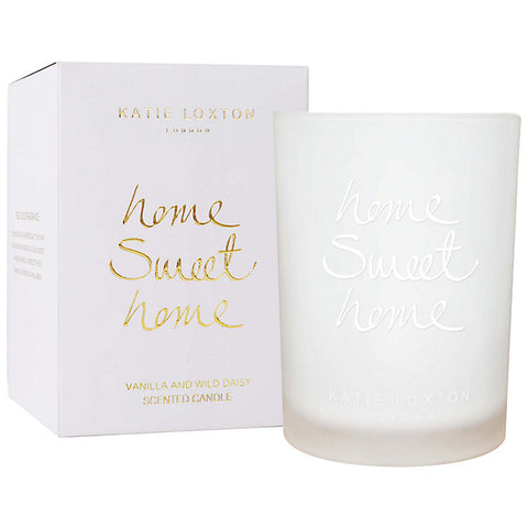 Katie Loxton 'Home Sweet Home' Vanilla and Wild Daisy Scented Candle