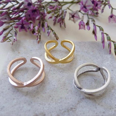 Set Of 2 X Rings - Orli