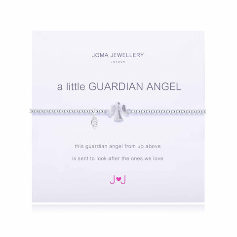 Joma 'A Little Guardian Angel' Silver Plated Bracelet