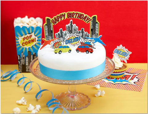 Ginger Ray Pop Art Cake Decorating Kit