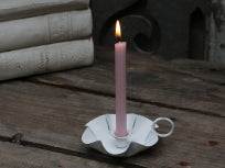 Antique White Candle Holder