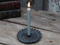 Antique Black Candle Holder