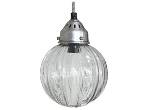 Complete Glass Lampshade with Grooves