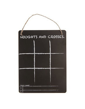 Noughts & Crosses - OXO Chalk Board