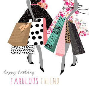 Shopaholic Birthday Card