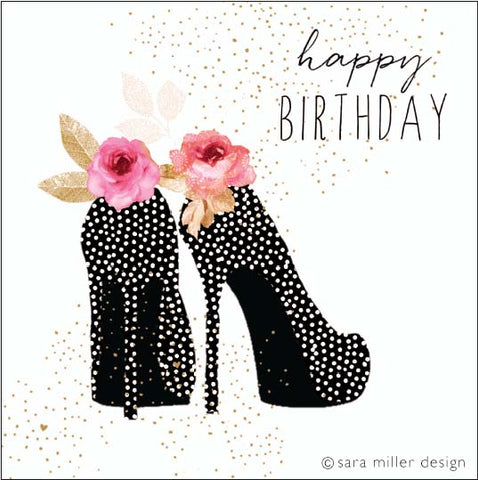 Sensational Stilettos Birthday Card