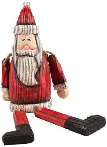 Wooden Shelf Santa