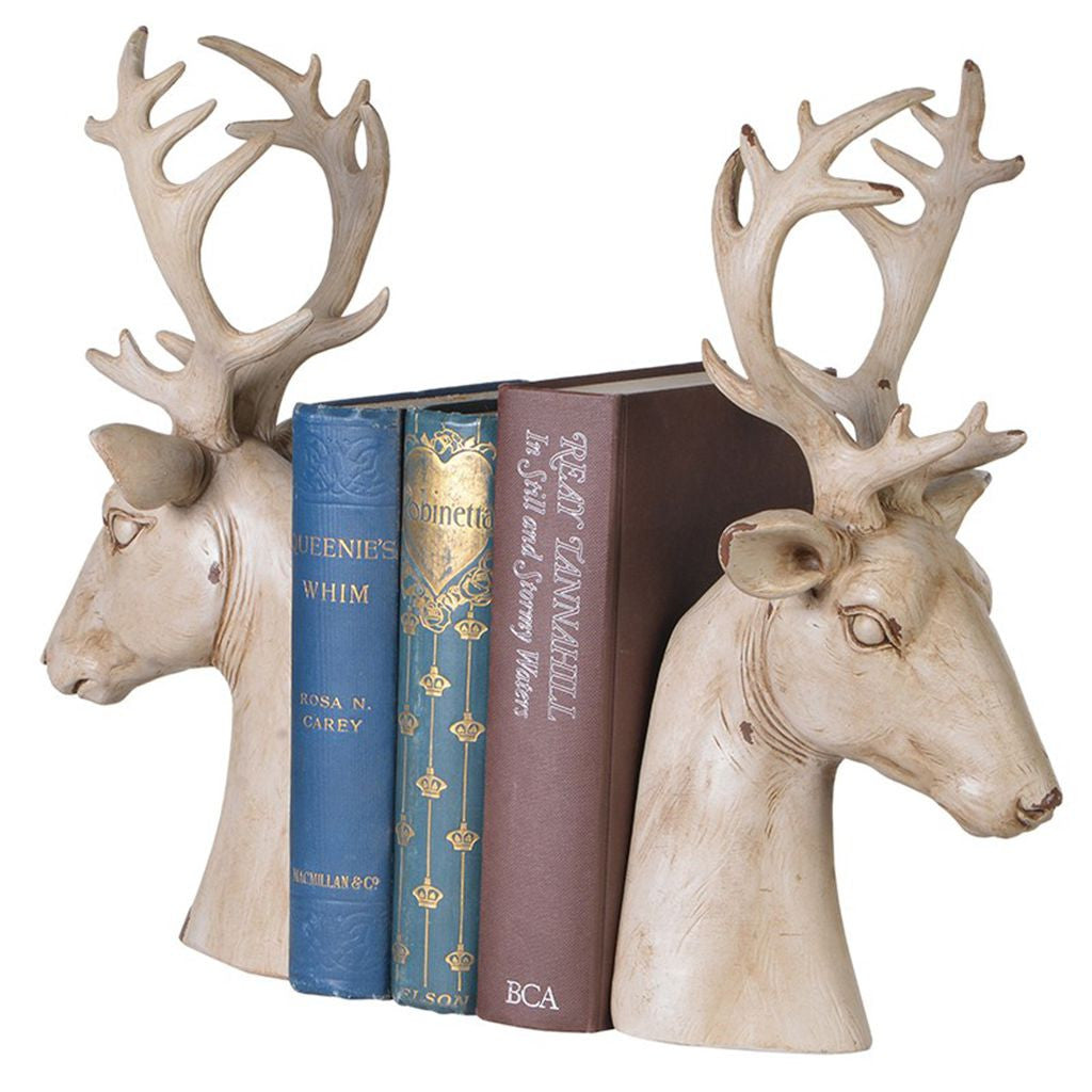 A Pair Of Stag Book Ends