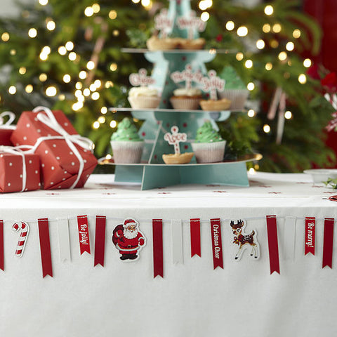 Christmas Ribbon Bunting