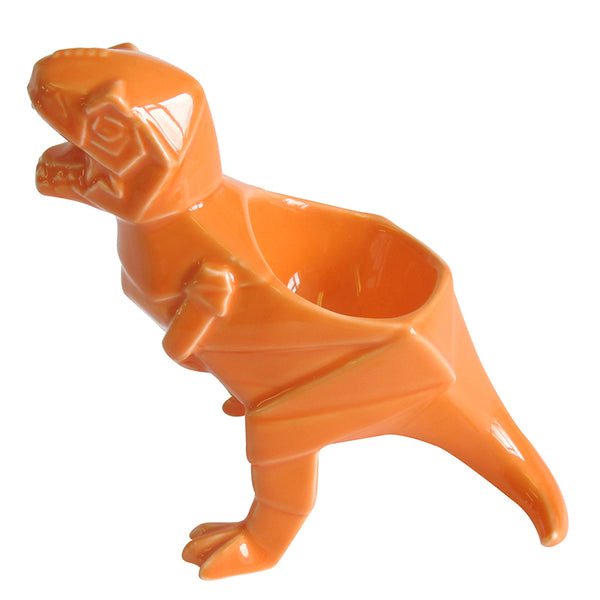 Dinosaur Egg Cup - Orange T-Rex