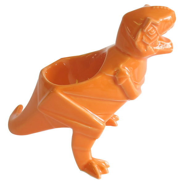 Dinosaur Egg Cup - Orange T-Rex