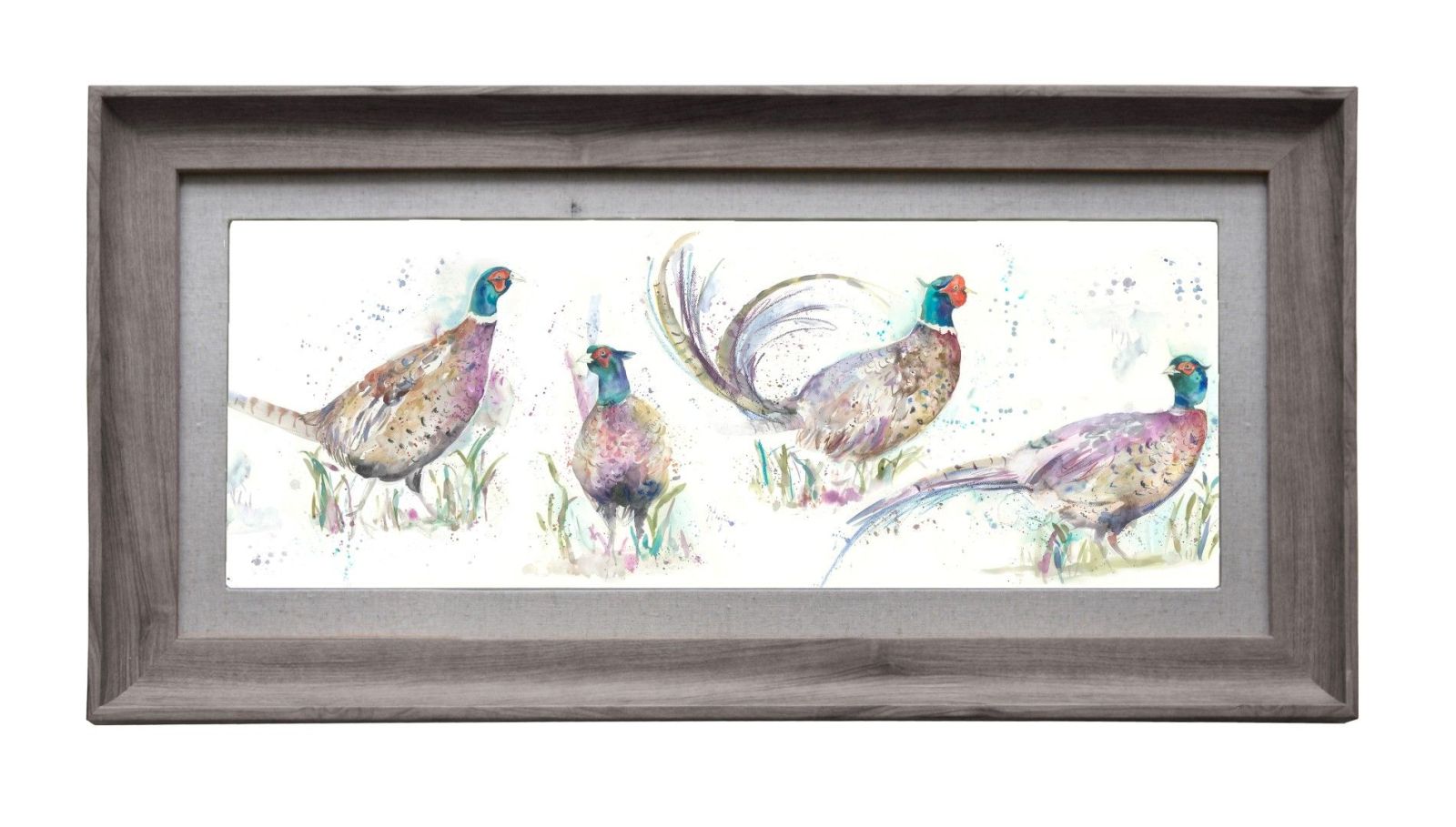 Frame Dashing Pheasants Wall Art