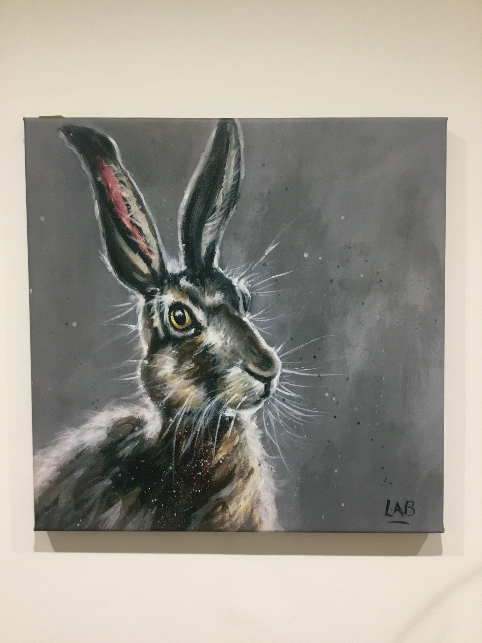 Hattie or Herbert Hare Louise Brown Printed Canvas