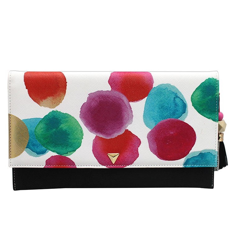 PAINT SPOT CLUTCH BAG