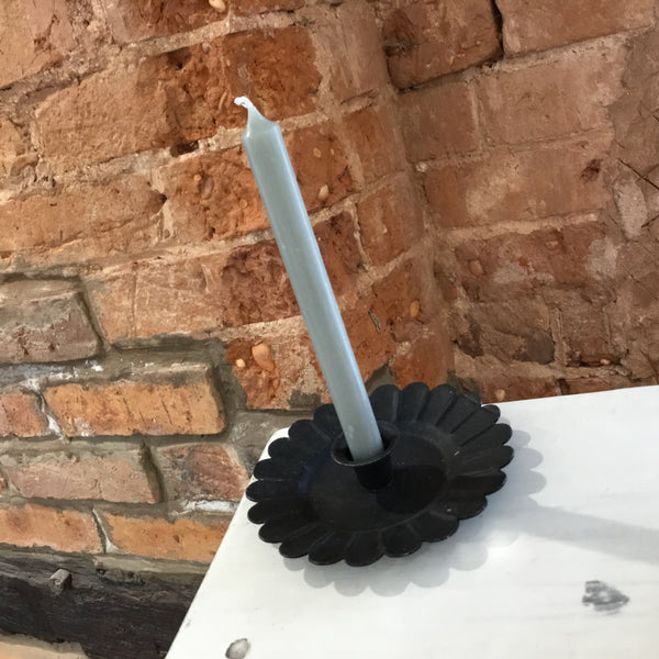 Antique Black Candle Holder