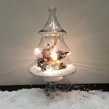 Large Glass Christmas Tree