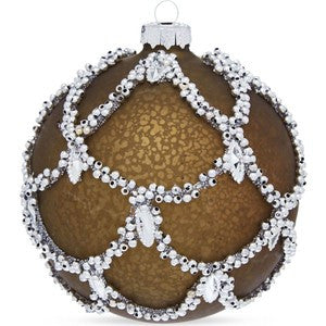 Large Bronze Christmas Tree Bauble