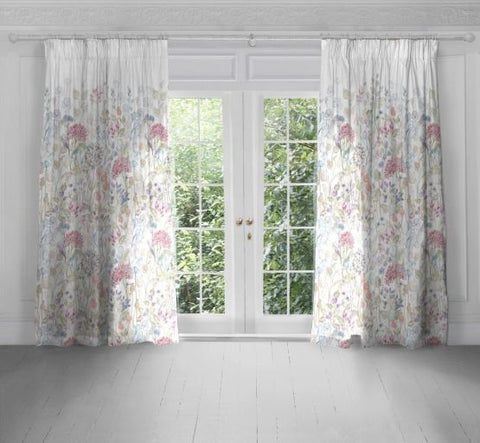 Voyage Hedgerow White Curtains 170 x 300