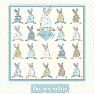 Rufus Rabbit – One In A Million Baby Boy Card