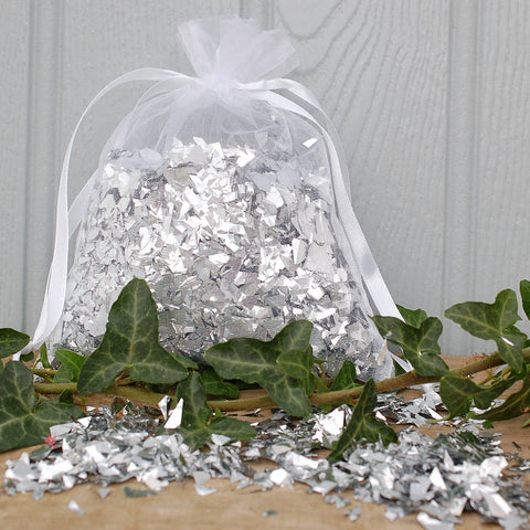 Bag Of Silver Foil Confetti