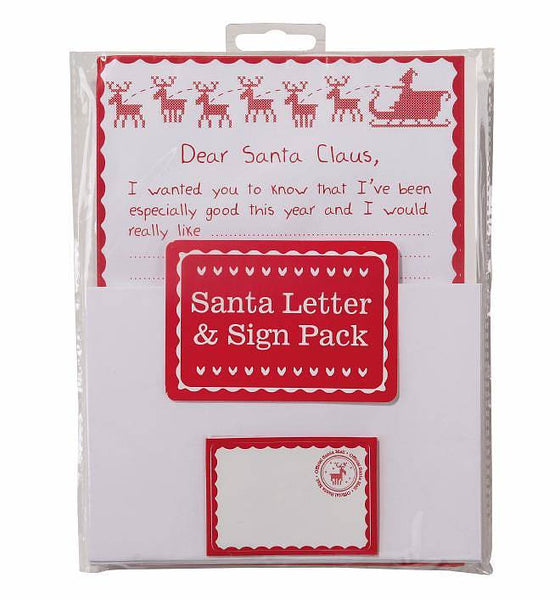 Santa Letter and Sign Pack