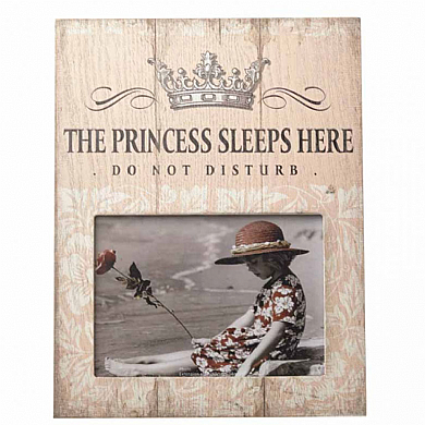 Princess Sleeps Here Photo Frame