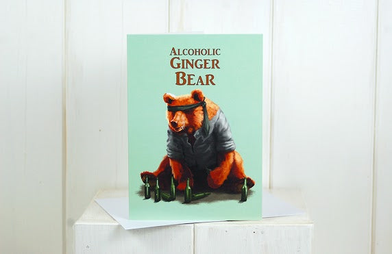 Ginger Bear Greeting Card