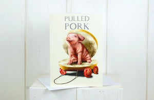 Pulled Pork Greeting Card