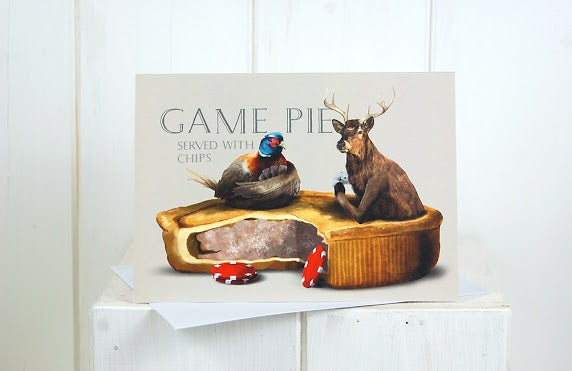 Game Pie Greeting Card