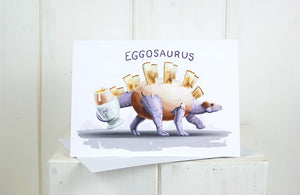 Eggosaurus Greeting Card