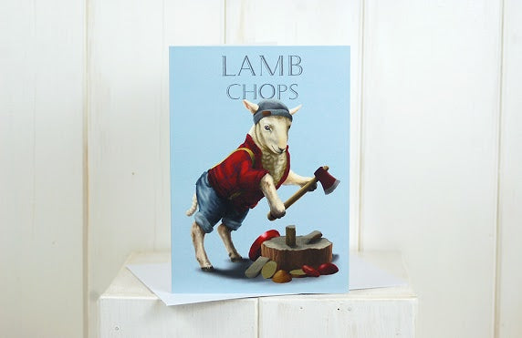 Lamb Chops Greeting Card